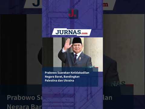Prabowo Suarakan Ketidakadilan Negara Barat, Bandingkan Palestina dan Ukraina