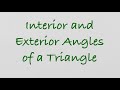Exploring Angles in Triangles