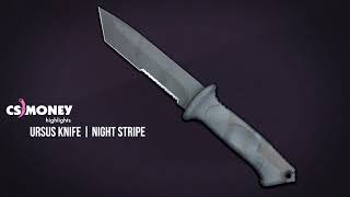 Ursus Knife Night Stripe Gameplay