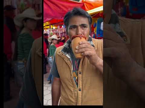 Fui a la feria con $200 ajolopesos 🤑💸 #vlog #feria #humor #comida #familia #shorts