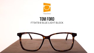 Tom Ford FT5478-B Blue-Light Block 001 Glasses Black | VisionDirect ...