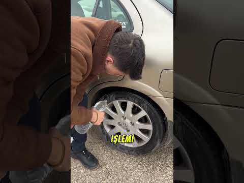 Araba lastiklerine kışın bunu yap? Lastiğin bitikse bunu dene?