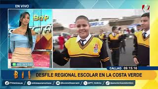 ¡Tomar sus precauciones! Cierran Costa Verde en el Callao por desfile regional escolar