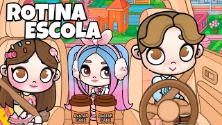 ROTINA VOLTA ÀS AULAS 📚🎒 PRIMEIRO DIA | AVATAR WORLD ROTINAS E HISTÓRIAS 