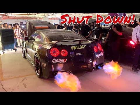 INDIA’s BIGGEST CAR MEET |ft. FASTEST CAR (GTR) IN INDIA & OTHER SUPERCARS |UNDER GROUND CHAOS