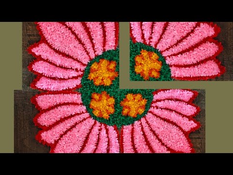 Rangoli Mat Making at Home || Step bt step Guide || DIY CRAFT , HOME DECOR, DIY 2025, RANGOLI DESIGN