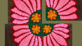 Rangoli Mat Making at Home || Step bt step Guide || DIY CRAFT , HOME DECOR, DIY 2025, RANGOLI DESIGN