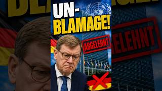 +++ DESASTRÖS +++ Deutschland scheitert bei der UN!
