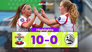 TEN Goals For The Saints | Southampton 10-0 Royston Town | Third Round | Adobe Women's FA Cup