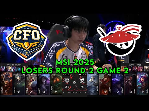 CFO vs AL Game 2 | Mid-Season Invitational 2025 Loser Round2 | CTBC Flying Oyster vs Anyone's Legend