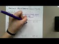 Subtracting Mixed Numbers and Improper Fractions