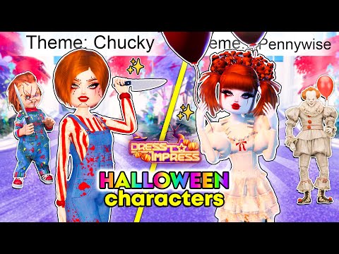 Buying Iconic HALLOWEEN CHARACTER THEMES In Dress To Impress!