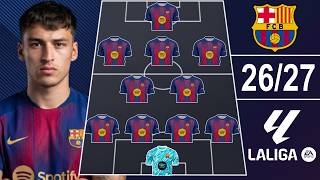 ✅ BARCELONA'S POTENTIAL LINE-UP WITH JORGE SALINAS 🔥 SEASON 2026/2027