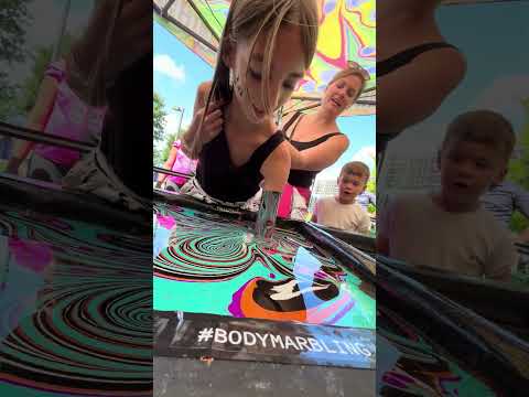 Body Marbling Paint Dip 56 by Black Light Visuals