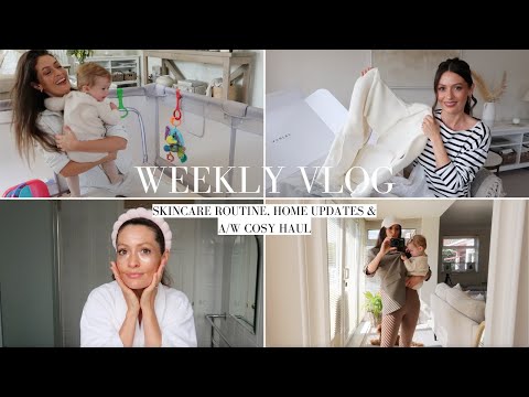 A/W COSY OUTFITS HAUL, QUICK SKINCARE ROUTINE & HOME UPDATES