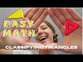 Classifying Triangles by Sides and Angles