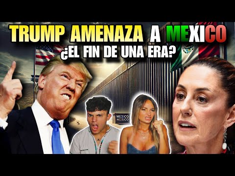 TRUMP AMENAZA a MÉXICO y CLAUDIA SHEINBAUM RESPONDE con FIRMEZA 🇲🇽😱 *ESPAÑOLES REACCIONAN*