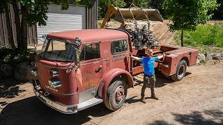 Cummins Swapping a Vintage Firetruck Toy Hauler!
