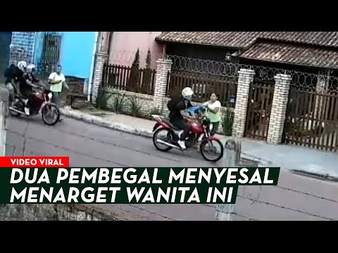 JANGAN ANGGAP REMEH WANITA INI! Hanya Seorang Diri Gagalkan Dua Pembegal