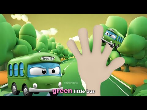 Little Bus Colours FINGER FAMILY Nursery Rhymes & Kids Songs