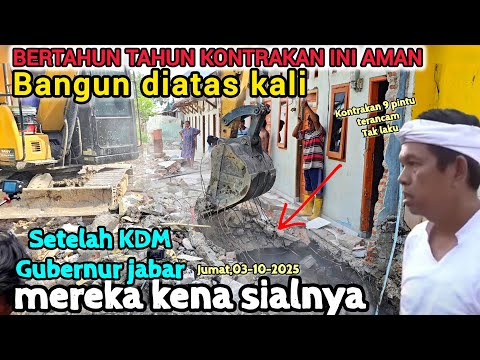 KONTRAKAN SULTAN 9 PINTU TERANCAM TAK LAKU❗️SETELAH LAHAN PARKIRNYA DIROBOHKAN BERDIRI DIATAS KALI