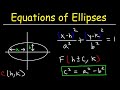 Writing and Graphing Ellipses in Standard Form