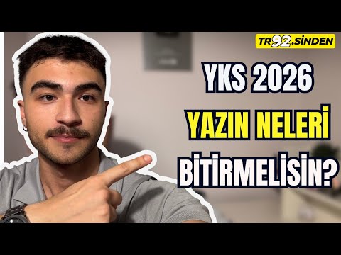 🎯YKS 2026 Yaz Planı! Kaç Kitap, Kaç Saat? TYT mi AYT mi? #yks2026