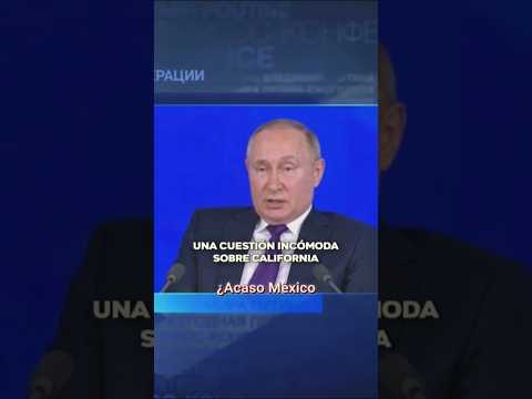 Putin menciona la historia de California y Texas en relación con Crimea#putin #rusia #estadosunidos