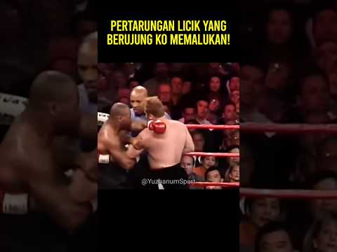 Pertarungan Licik yang Berujung KO Memalukan! #miketyson #tinju #ufc #mma