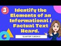 Understanding Informational Text Elements