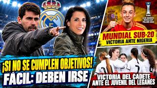 🟥ROSELL Y QUESADA DEBEN SOMETERSE A OBJETIVOS. 🟥FÁCIL: CUMPLEN....SIGUEN, NO CUMPLEN....SE VAN