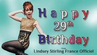 Happy 29th Birthday Lindsey !!! from Lindsey Stirling France Officiel