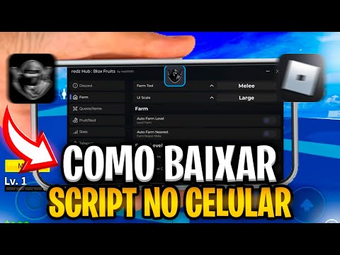 COMO BAIXAR SCRIPT NO BLOX FRUITS NO CELULAR/MOBILE e PC (ATUALIZADO 2024) PASSO A PASSO e SEM KEY