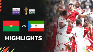 Burkina Faso v Equatorial Guinea | AFCON 2025 | Match Highlights