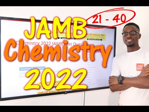 JAMB CBT Chemistry 2022 Past Questions 21 - 40