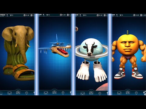 Italian Brainrot Characters in FNAF AR Workshop Animation