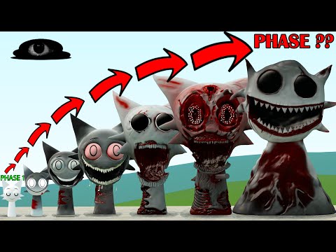 NEW ALL PHASES 1-10 EVOLUTION OF WENDA WHITE SPRUNKI In Garry's Mod!