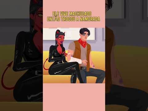 A ESPOSA DELE O MACHUCAVA TODO DIA ENTÃO ELE TROCOU E SE DEU MAL #desenho #cartoon