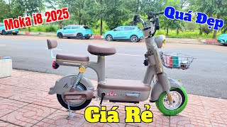 Xe Đạp Điện 2025 - Giá Xe Đạp Điện Moka i8 2025 Mới Về Siêu Đẹp Giá Rẻ