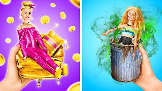MAKEOVER ESTREMO BAMBOLA💖 Trucchi e Gadget Folli per Barbie⚡️ Lavoretti Piccoli e Carini di 123 GO!