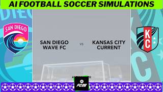SAN DIEGO WAVE vs KC CURRENT ⚽🇺🇸 NWSL 2026/27 Matchday 22 ⚽ EA FC 26 Simulation