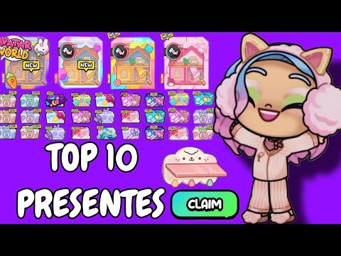 10 MELHORES PRESENTES DO AVATAR WORLD! 🤩😲