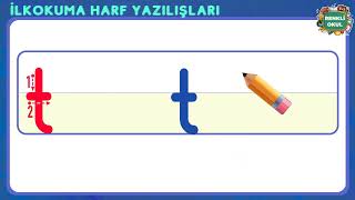 T Sesi Harfi Yazılışı 1. Grup Harfler ANETİL - Yeni Müfredat