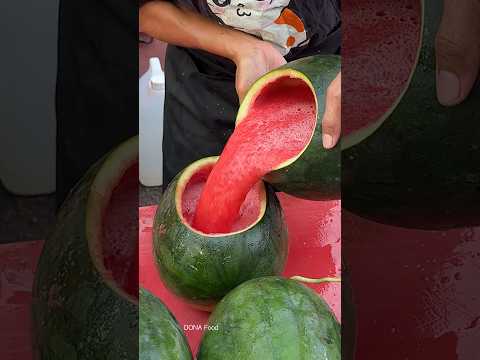 Must Try! Popular Sugar-Free Watermelon Juice in Malacca