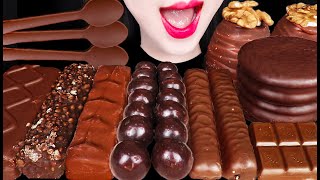 ASMR Chocolate Dessert 초콜릿 디저트 먹방 Mukbang, Eating
