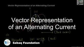 Vector Representation of an Alternating Current