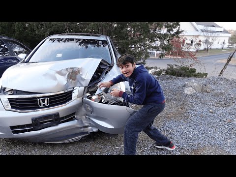 ASMR in a Crashed Car