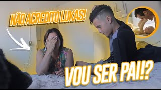 trolei minha mãe dizendo que VOU SER PAI