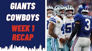 GIANTS WIN | Cowboys Recap