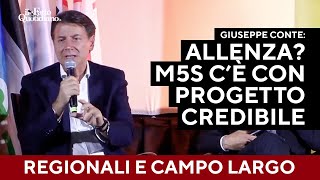 Conte: "Alleanza con Pd? Ci siamo quando il progetto è credibile, in linea con le nostre istanze"
